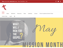 Tablet Screenshot of convergecommunitychurch.org